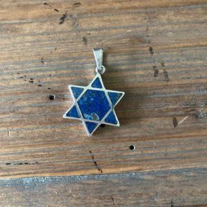 Silver Lapis Lazuli pendant